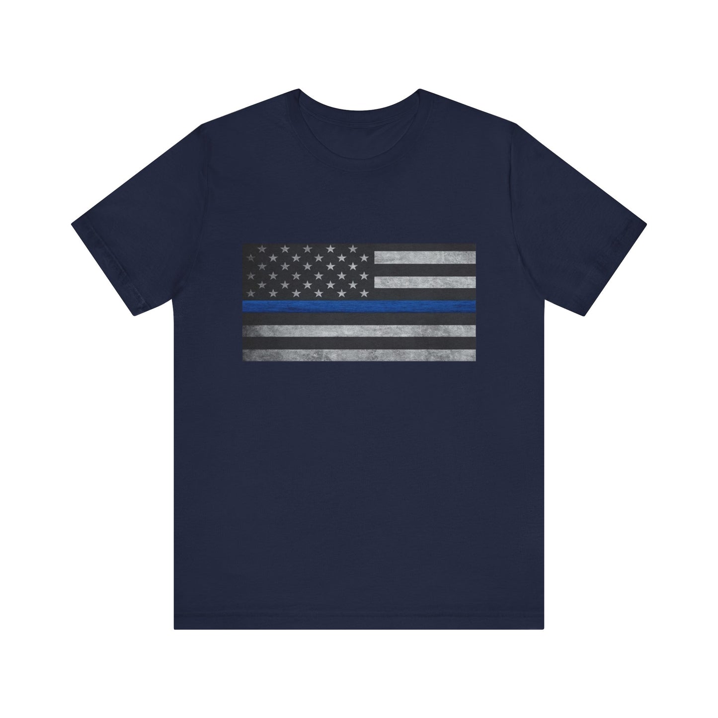 Blue Flag Protect Police T-Shirt, Thin Blue Line Shirt, Law Enforcement Gift, Police Support Tee, Back the Blue Shirt