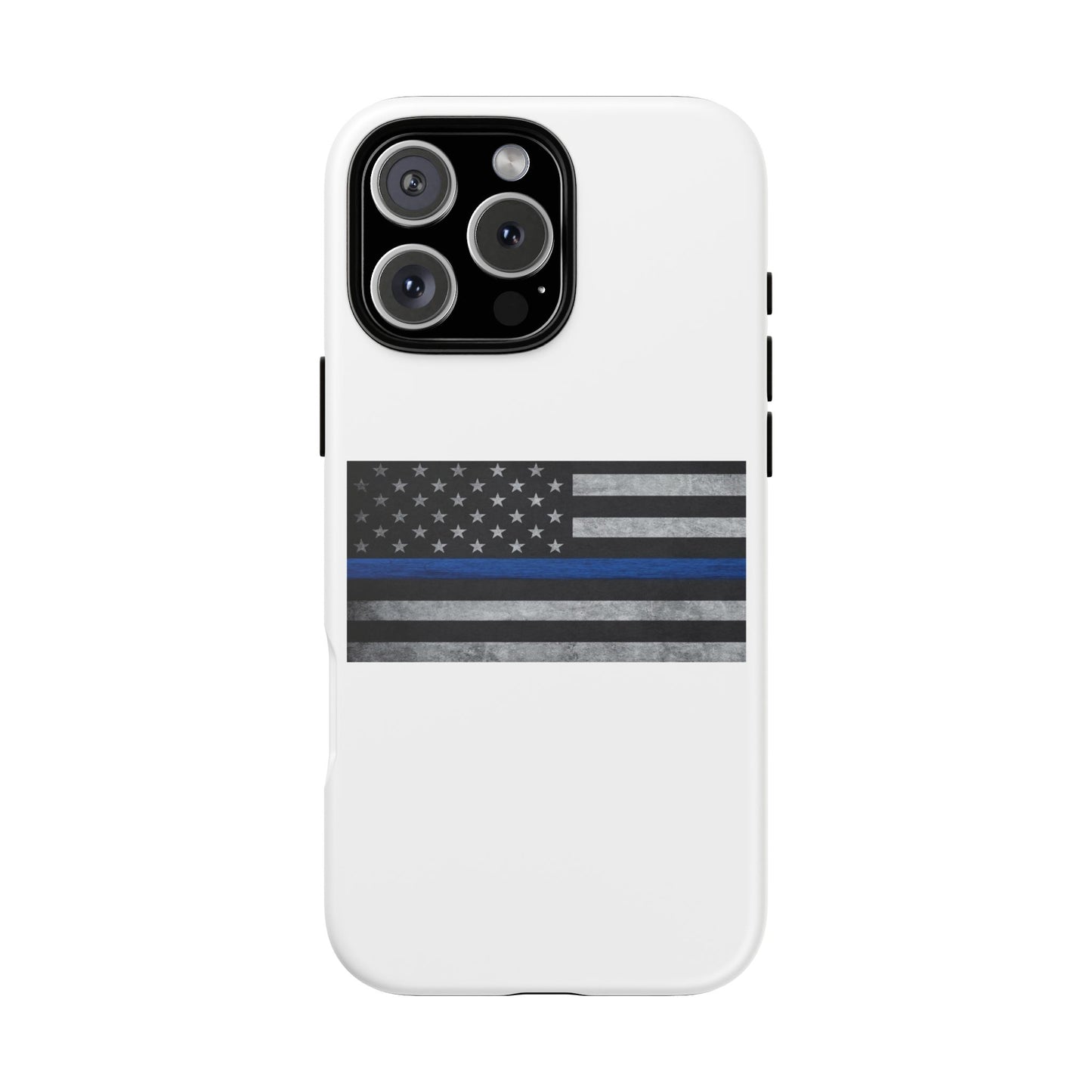 Phone Case - Support Police Flag Tough Case for Patriotic Americans