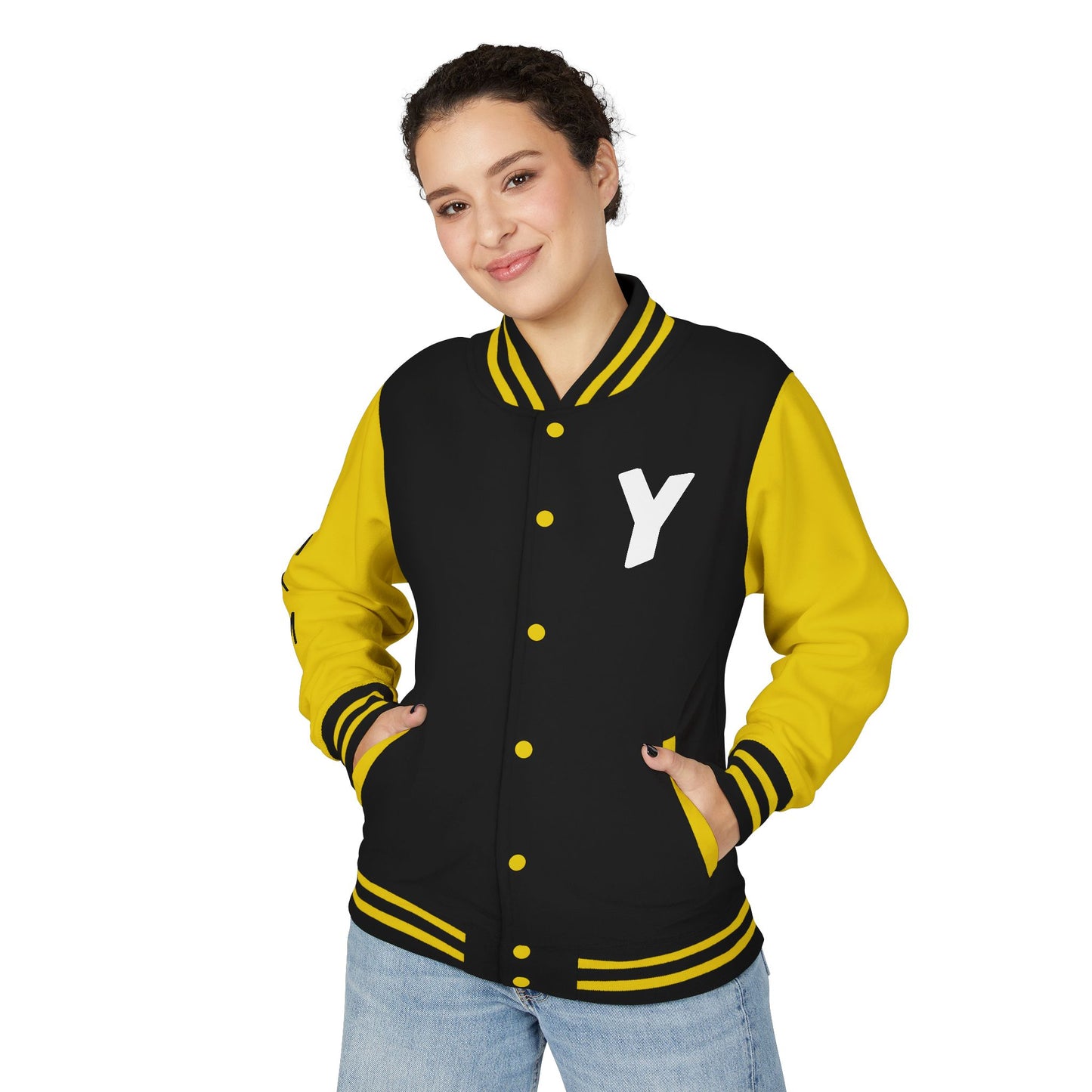Unisex Heavyweight Letterman Jacket - Stylish Varsity Jacket, Casual Wear, Gifts for Students, Athletes, Team Spirit Apparel