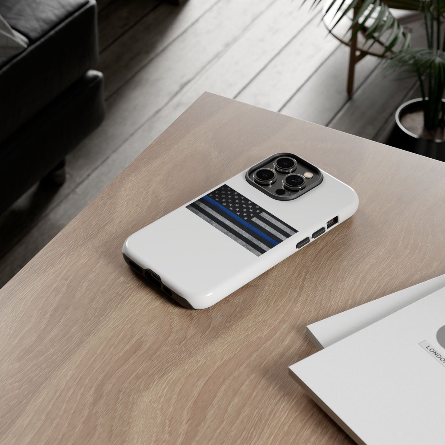 Phone Case - Support Police Flag Tough Case for Patriotic Americans