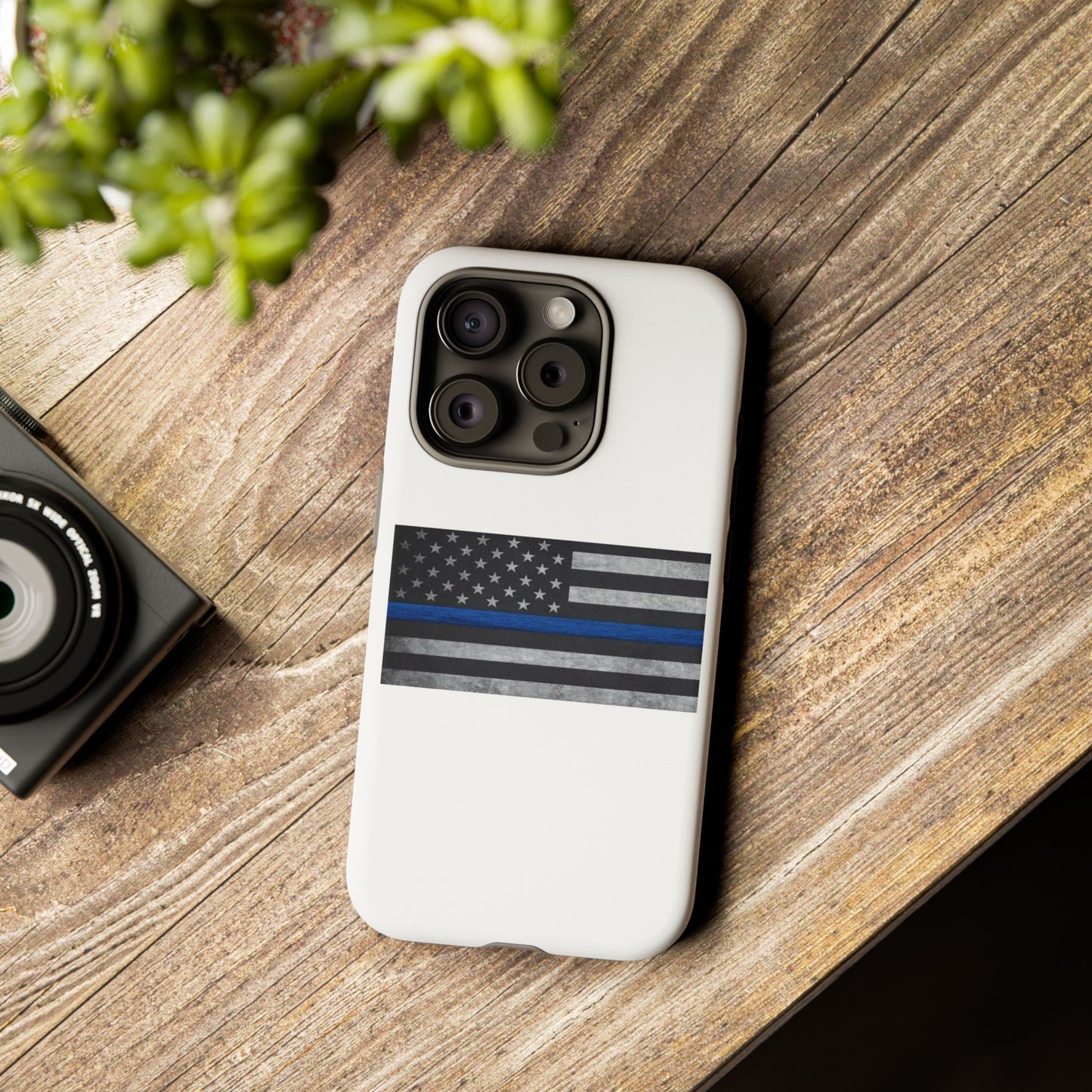 Phone Case - Support Police Flag Tough Case for Patriotic Americans