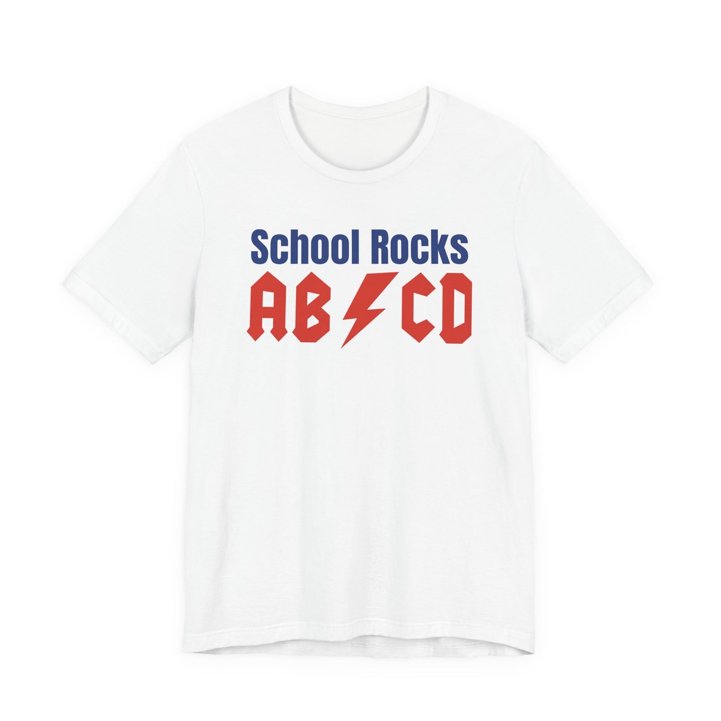 School Rocks Unisex Tee - Fun Graphic Shirt for Students, Back to School, Teacher Gift, Casual Wear, Youth Fashion