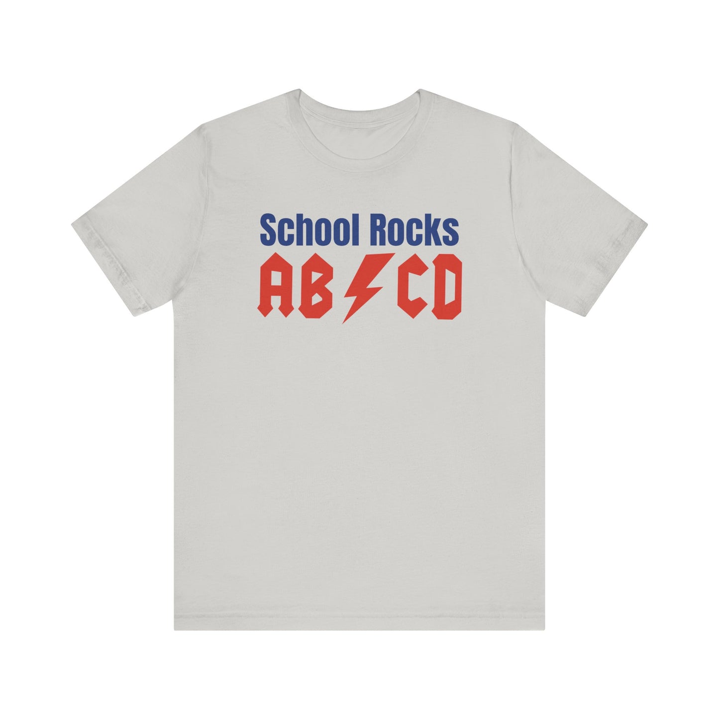 School Rocks Unisex Tee - Fun Graphic Shirt for Students, Back to School, Teacher Gift, Casual Wear, Youth Fashion