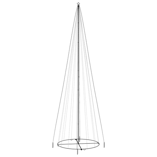 vidaXL Christmas Cone Tree Decoration Artificial Christmas Tree with LEDs