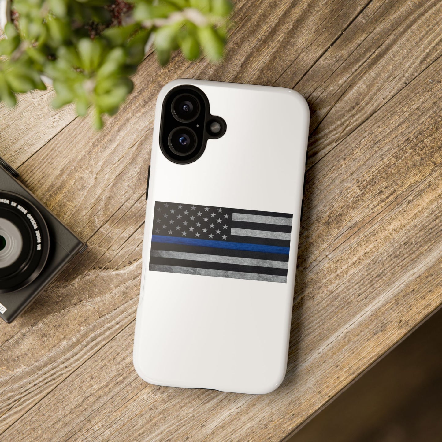 Phone Case - Support Police Flag Tough Case for Patriotic Americans