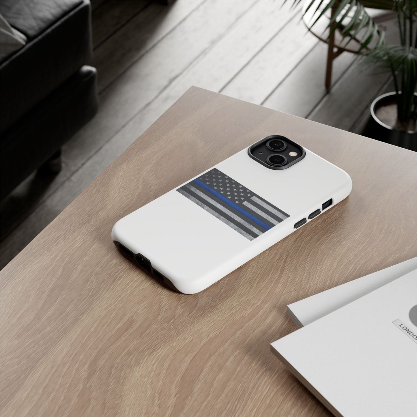 Phone Case - Support Police Flag Tough Case for Patriotic Americans