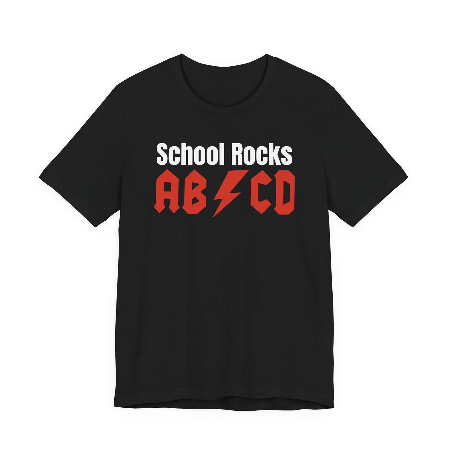 School Rocks Unisex Tee - Fun Graphic Shirt for Students, Back to School, Teacher Gift, Casual Wear, Youth Fashion