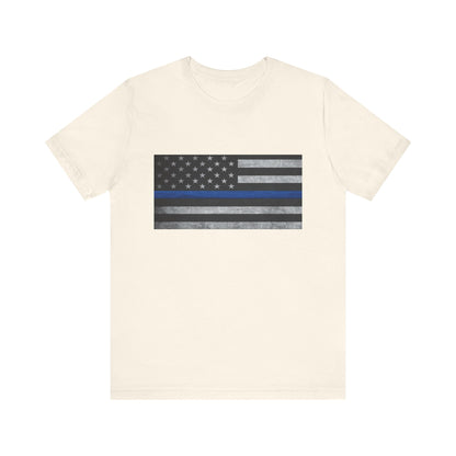 Blue Flag Protect Police T-Shirt, Thin Blue Line Shirt, Law Enforcement Gift, Police Support Tee, Back the Blue Shirt