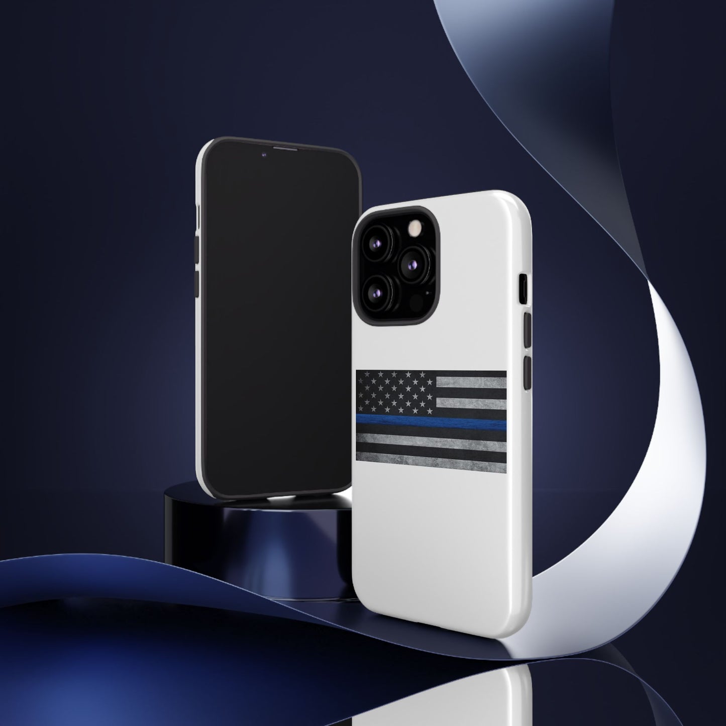 Phone Case - Support Police Flag Tough Case for Patriotic Americans