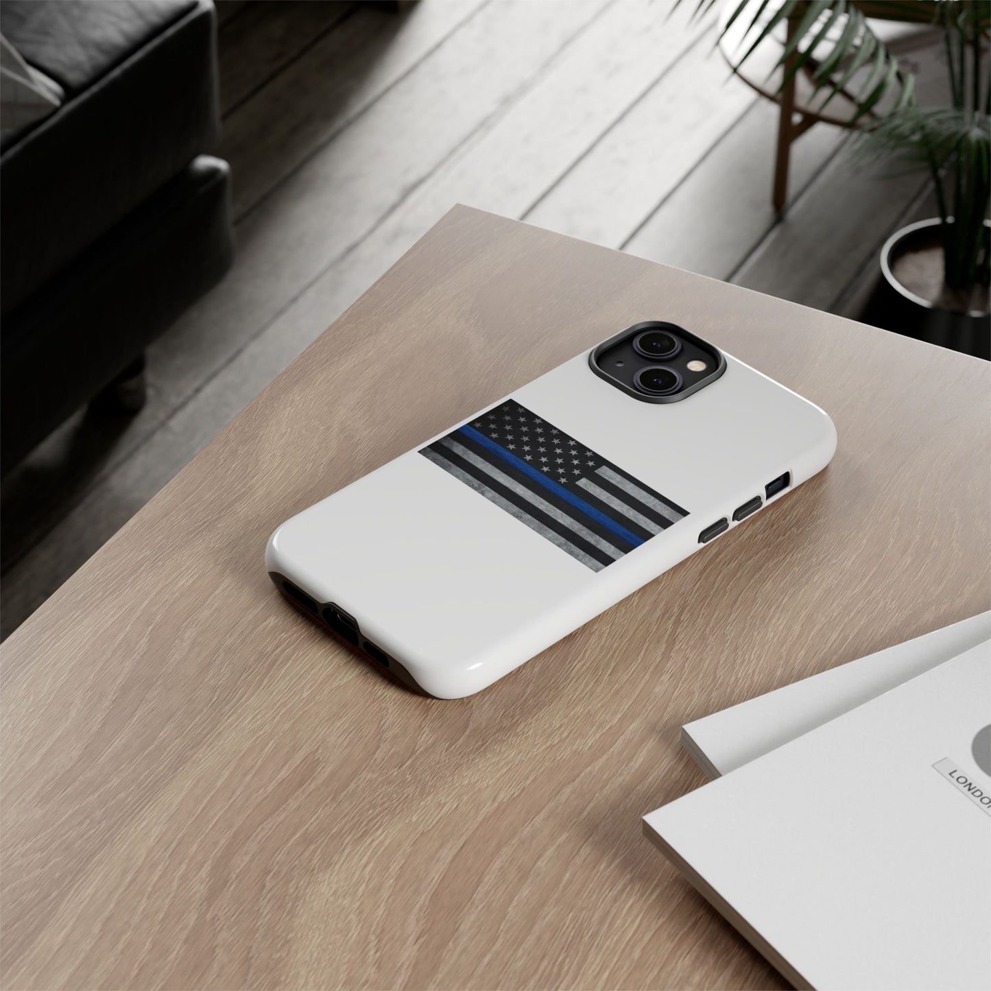 Phone Case - Support Police Flag Tough Case for Patriotic Americans