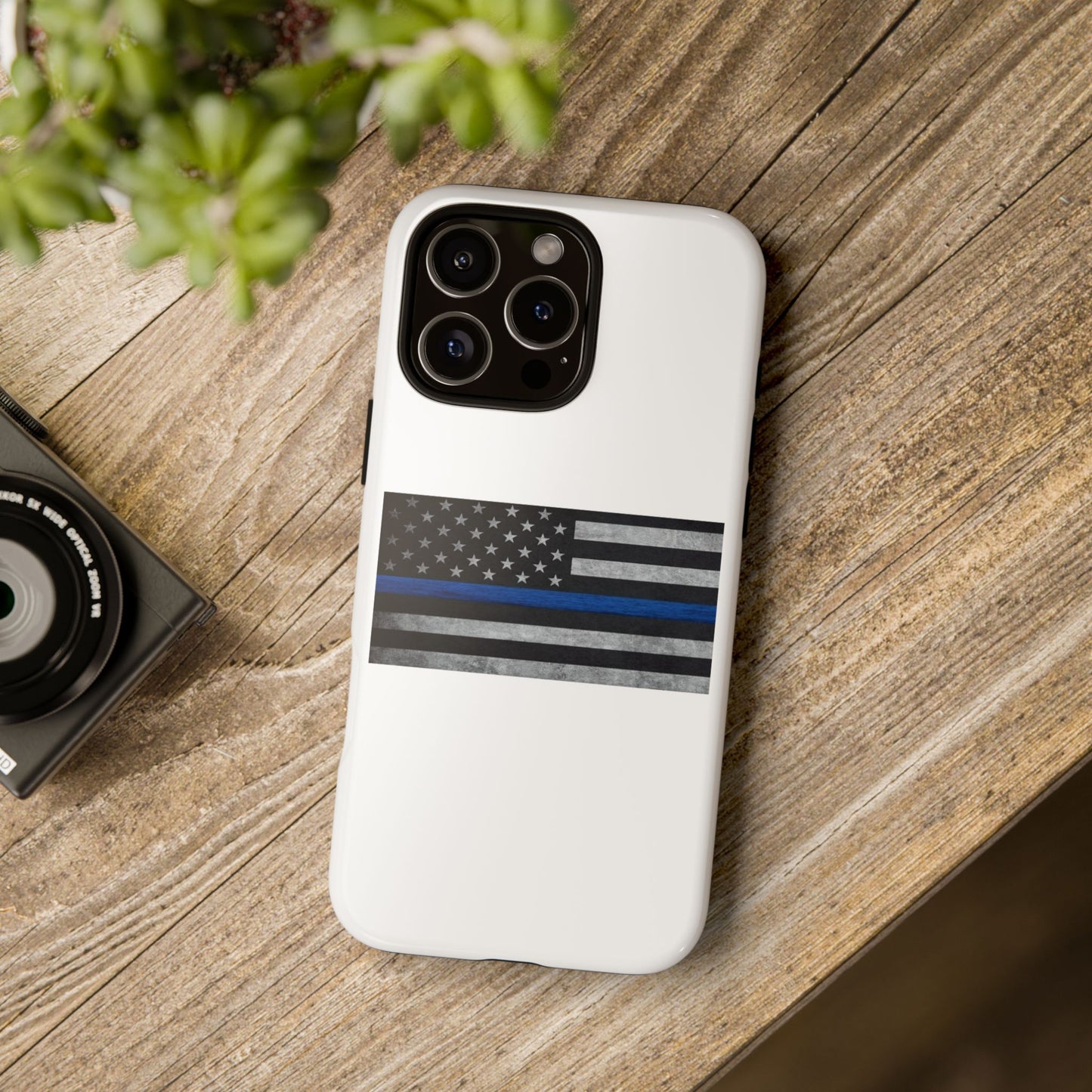 Phone Case - Support Police Flag Tough Case for Patriotic Americans