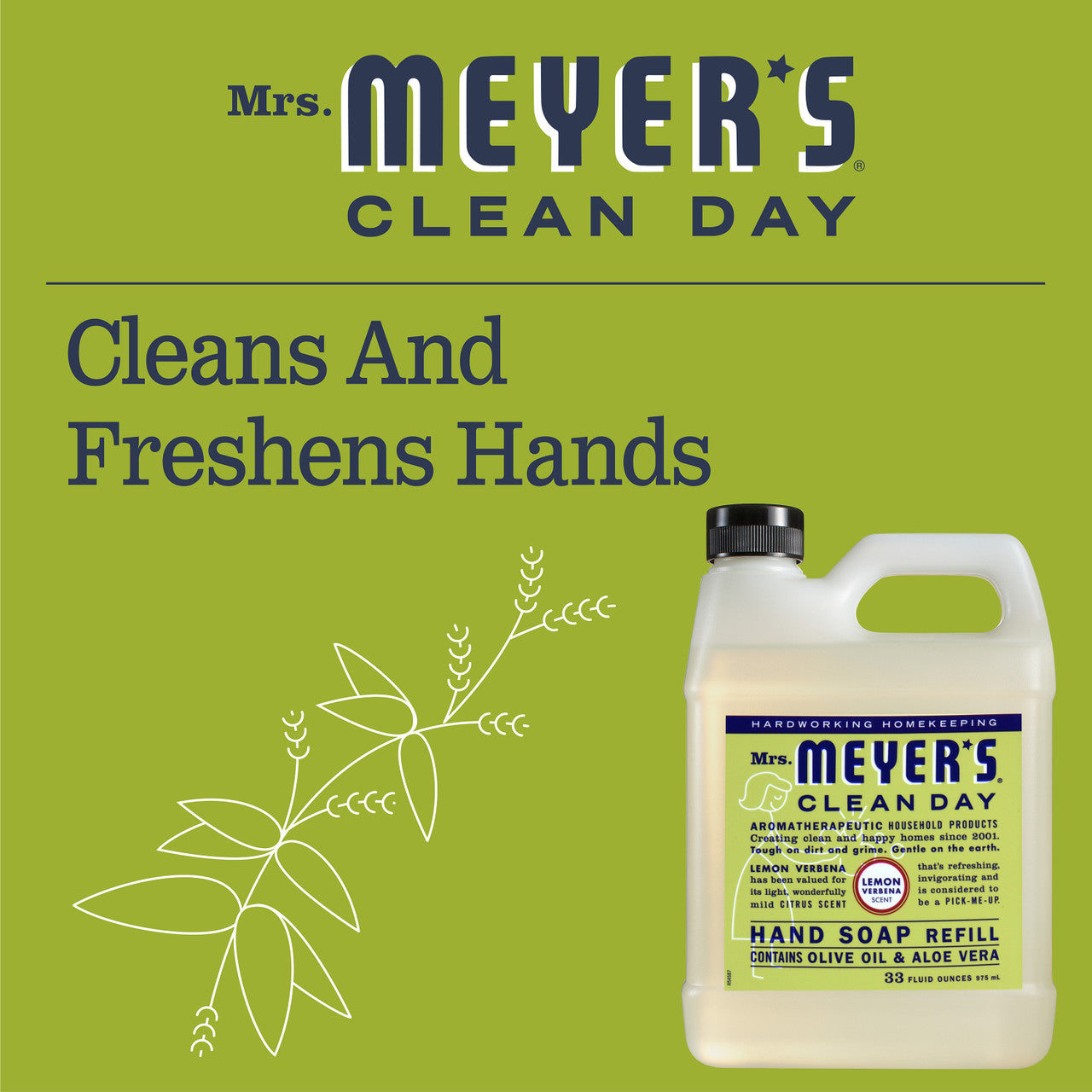 Mr.Meyers Clean&Dry LIQUID HAND SoaP Refill LEM (6x33.00)
