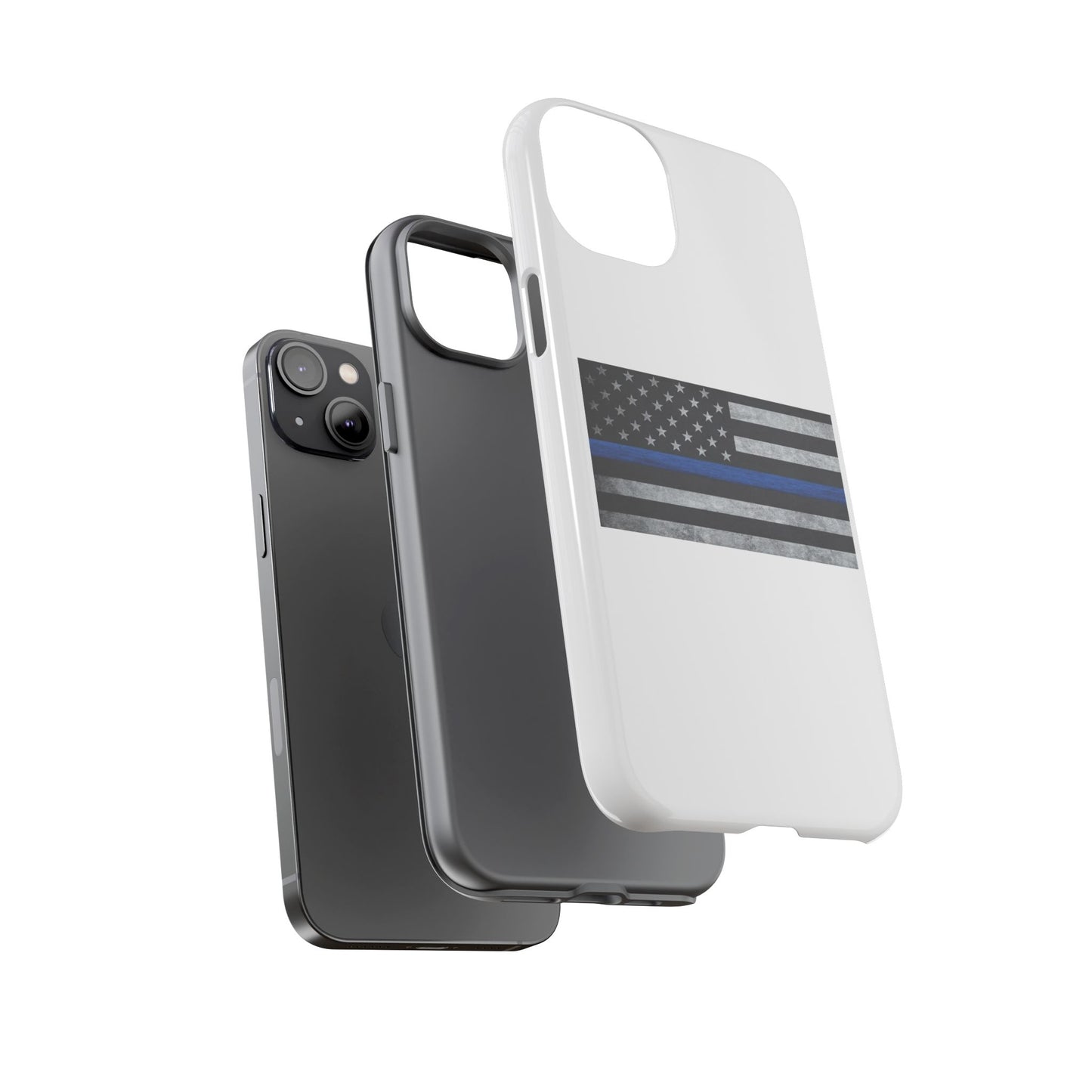 Phone Case - Support Police Flag Tough Case for Patriotic Americans