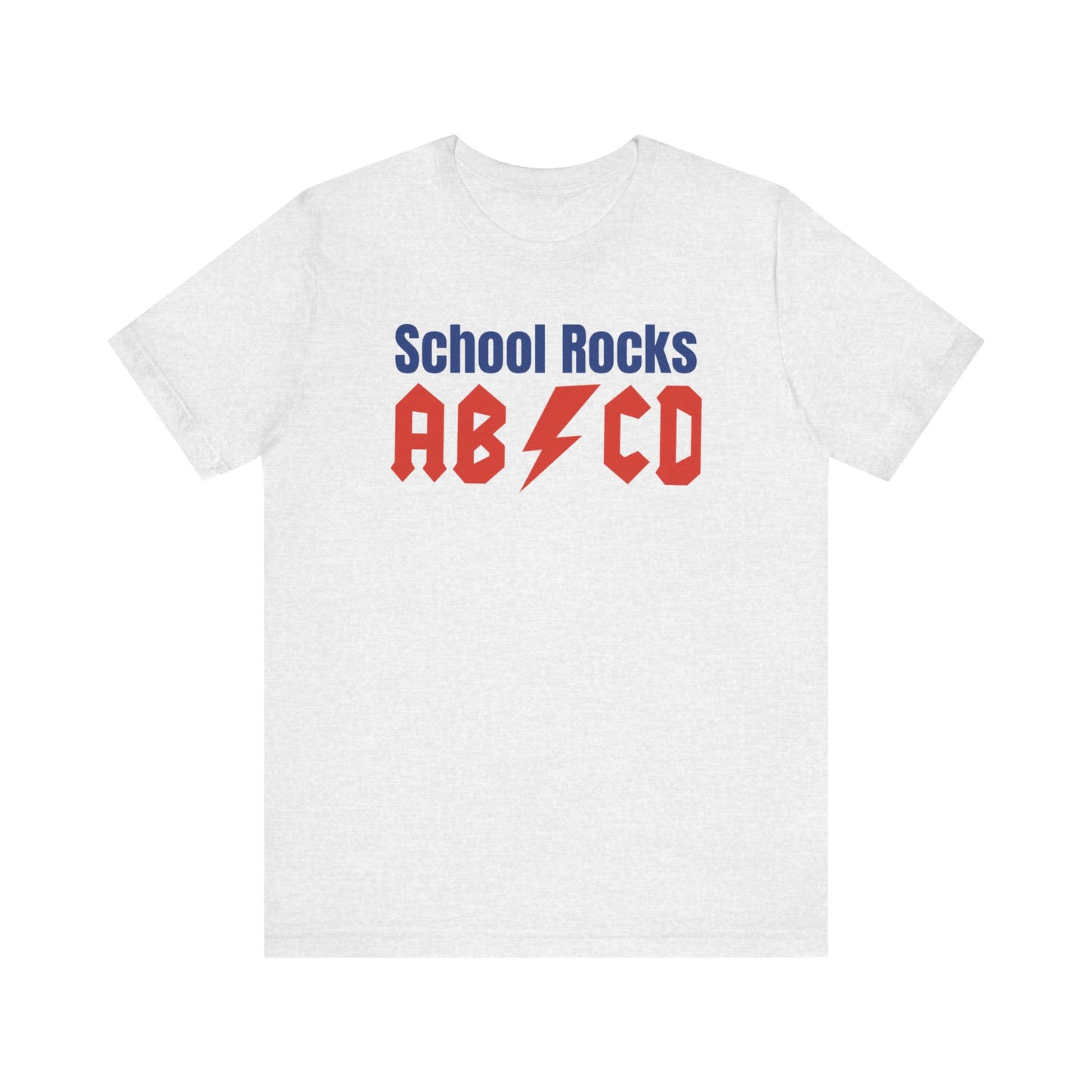 School Rocks Unisex Tee - Fun Graphic Shirt for Students, Back to School, Teacher Gift, Casual Wear, Youth Fashion