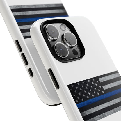 Phone Case - Support Police Flag Tough Case for Patriotic Americans