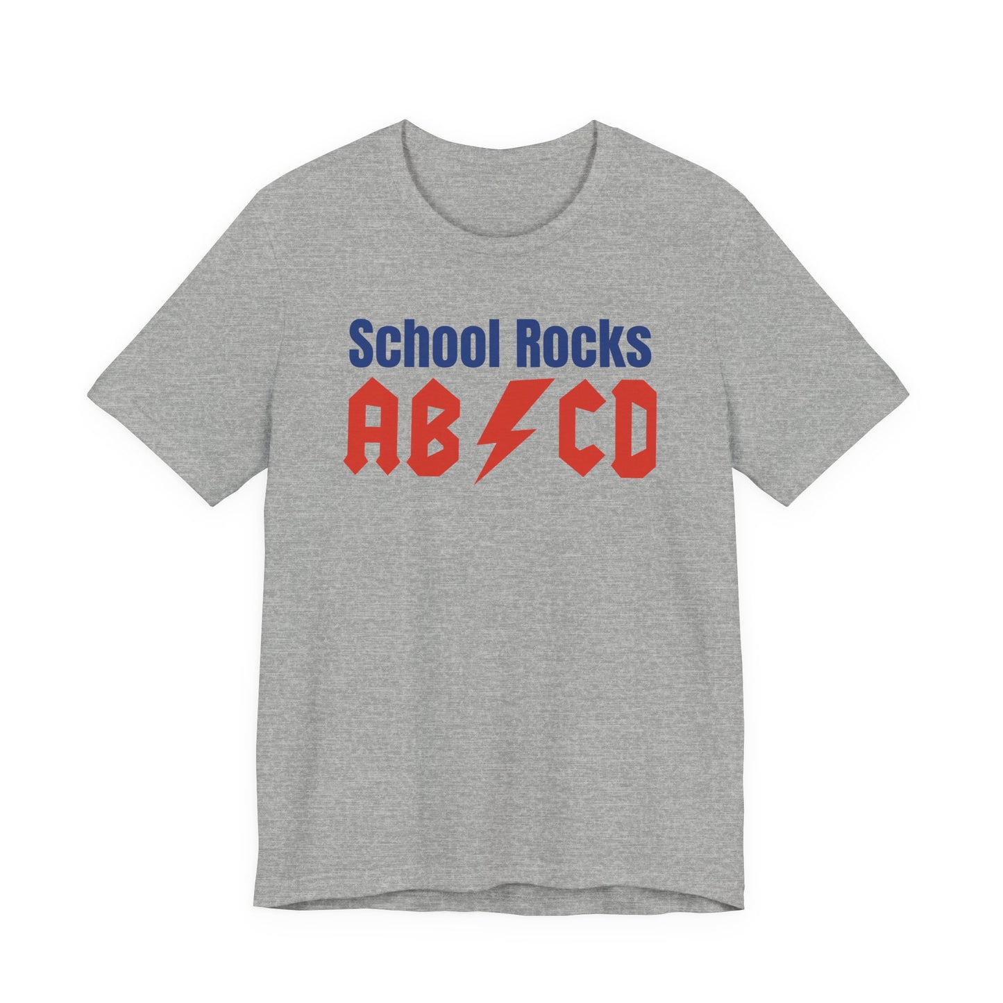 School Rocks Unisex Tee - Fun Graphic Shirt for Students, Back to School, Teacher Gift, Casual Wear, Youth Fashion