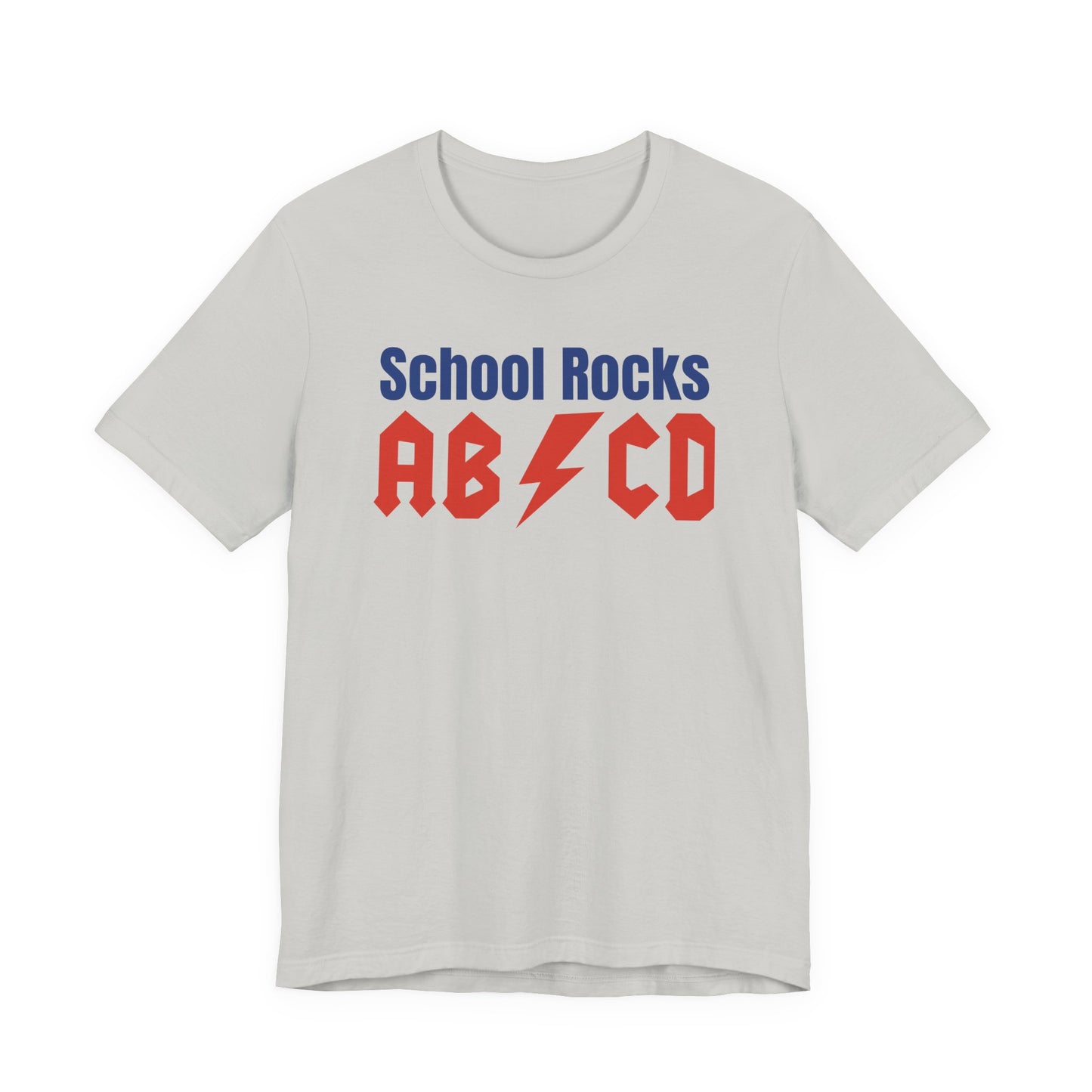 School Rocks Unisex Tee - Fun Graphic Shirt for Students, Back to School, Teacher Gift, Casual Wear, Youth Fashion
