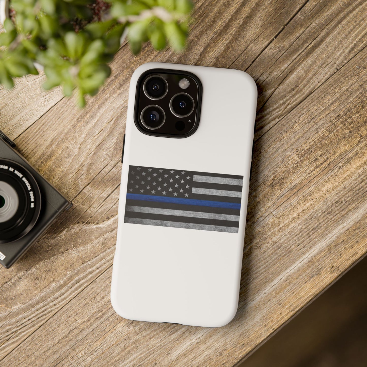 Phone Case - Support Police Flag Tough Case for Patriotic Americans