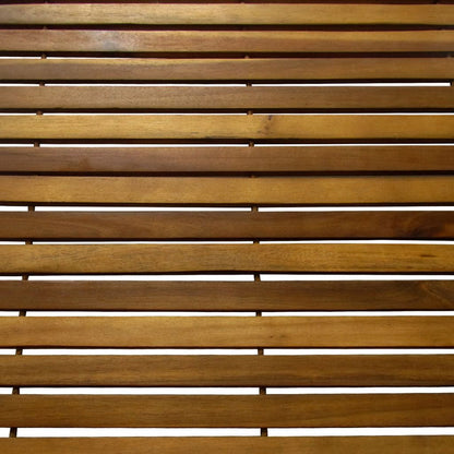 vidaXL Bathmat with Rubber Backing Bath Runner Bathroom Mat Acacia Hardwood