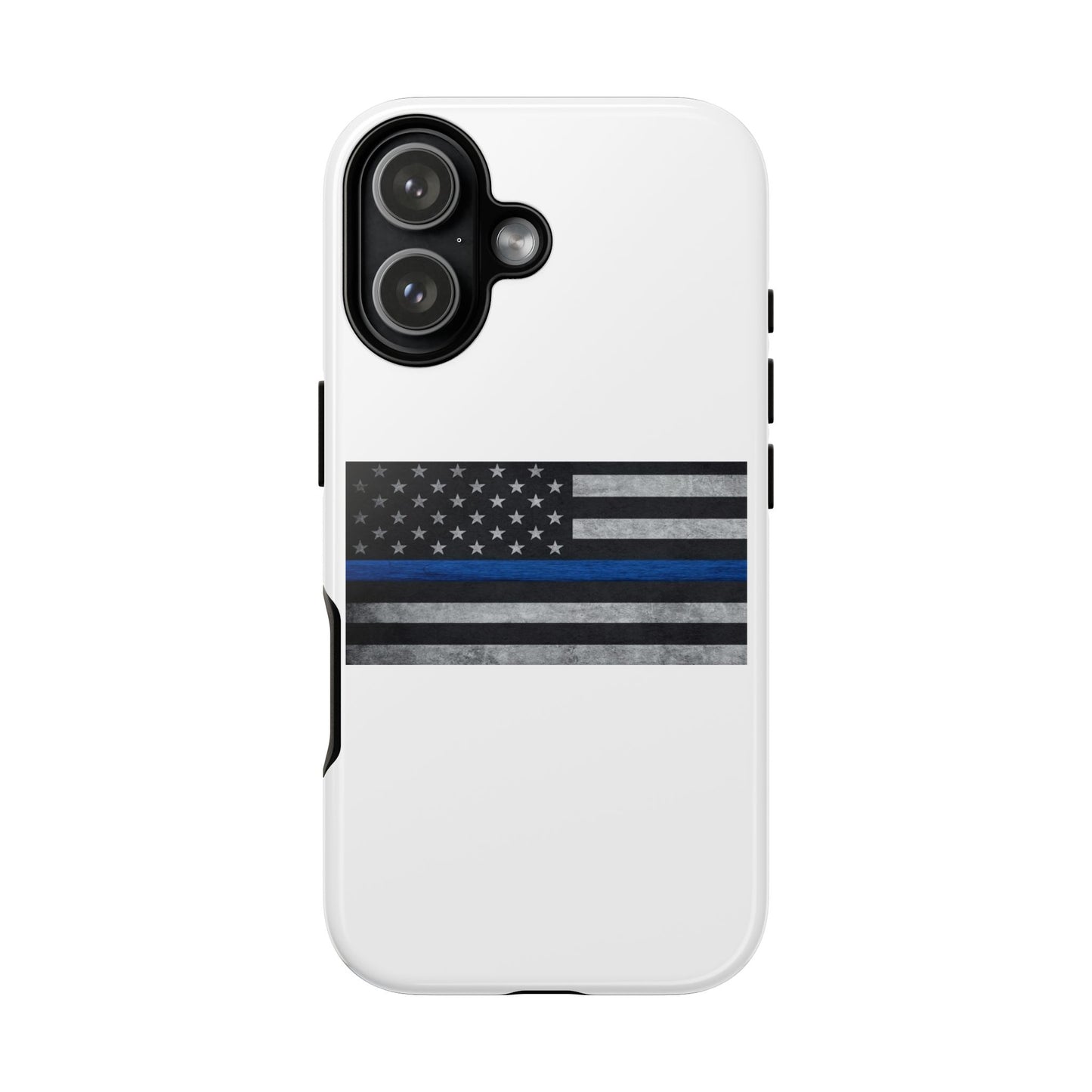 Phone Case - Support Police Flag Tough Case for Patriotic Americans