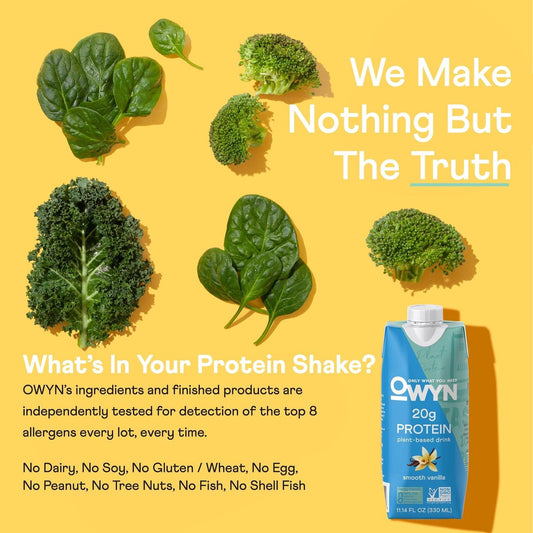 OWYN PRTN DRINK SMTH VAN ( 3 X 4 PACK )